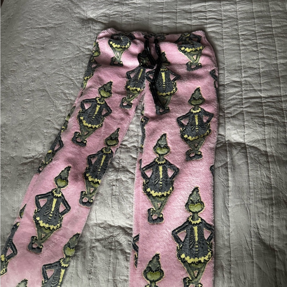 Pink Grinch Pajama Pants
